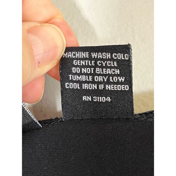 Retro Funky Disco Top L Black Artsy Classic Chic Preppy Indie Folk Neutral 80s - Picture 9 of 10